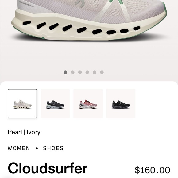 On cloud running  size 7.5! So cute. Teal color - Picture 6 of 10